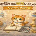 猫を飼うのに毎月いくらかかる？リアルな内訳
