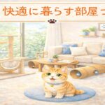 猫と快適に暮らす部屋づくり