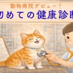 動物病院デビュー！初めての健康診断