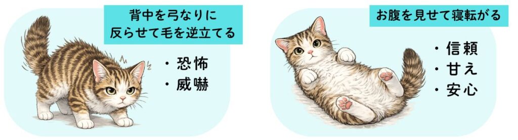 画像：姿勢のイラストと解説
