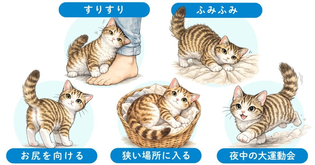 画像：良くある行動をイラストで解説