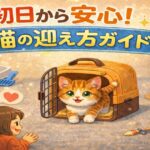初日から安心！猫の迎え方ガイド