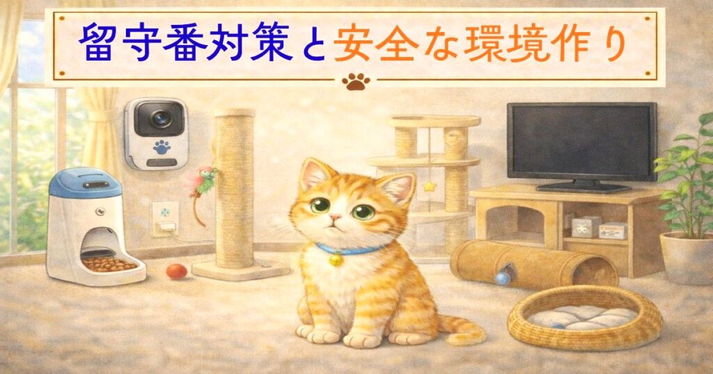 留守番対策と安全な環境作り